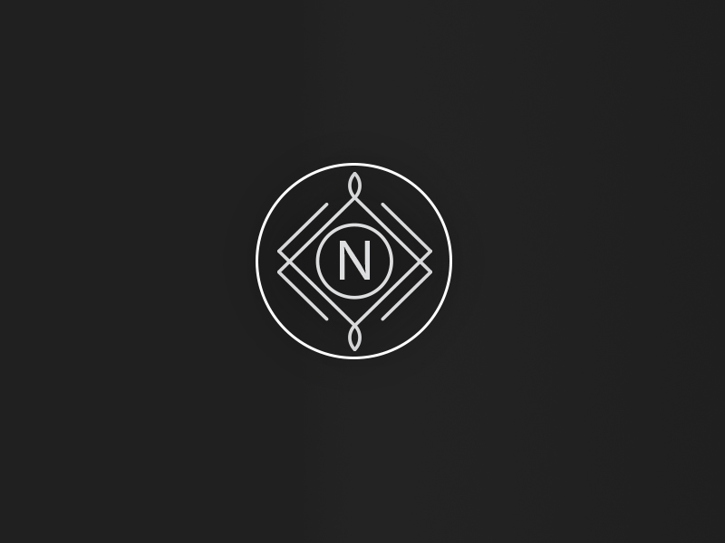 typography paired with monograms