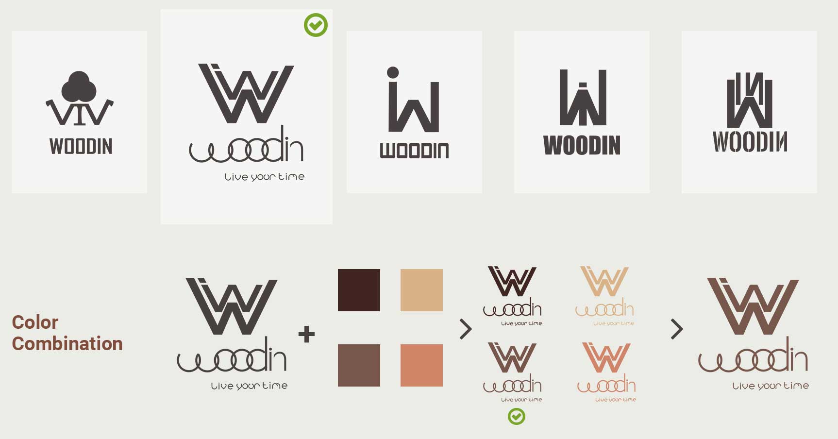Woodin Logo Design Concepts