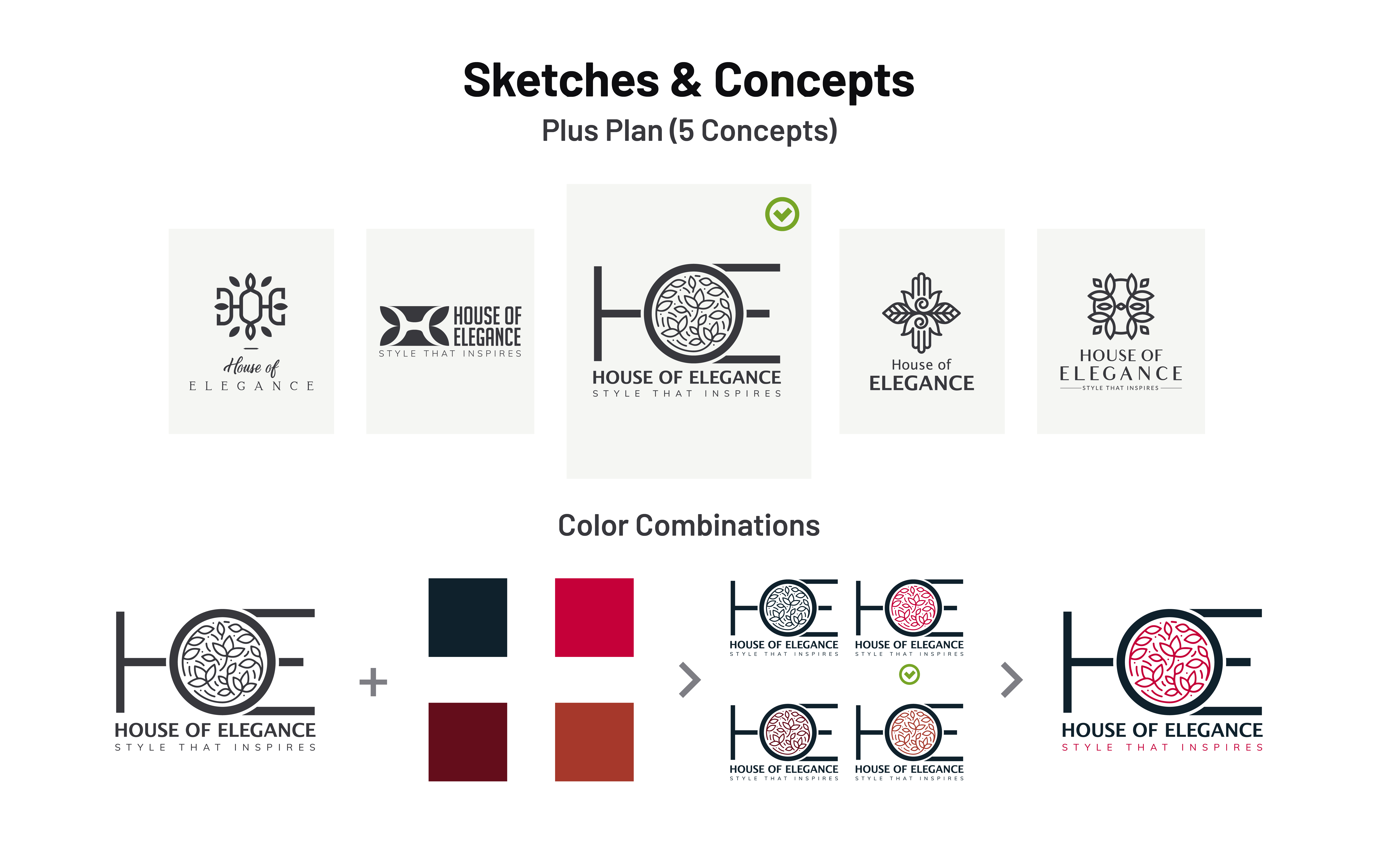 Ricky Chopra Logo Design Concepts