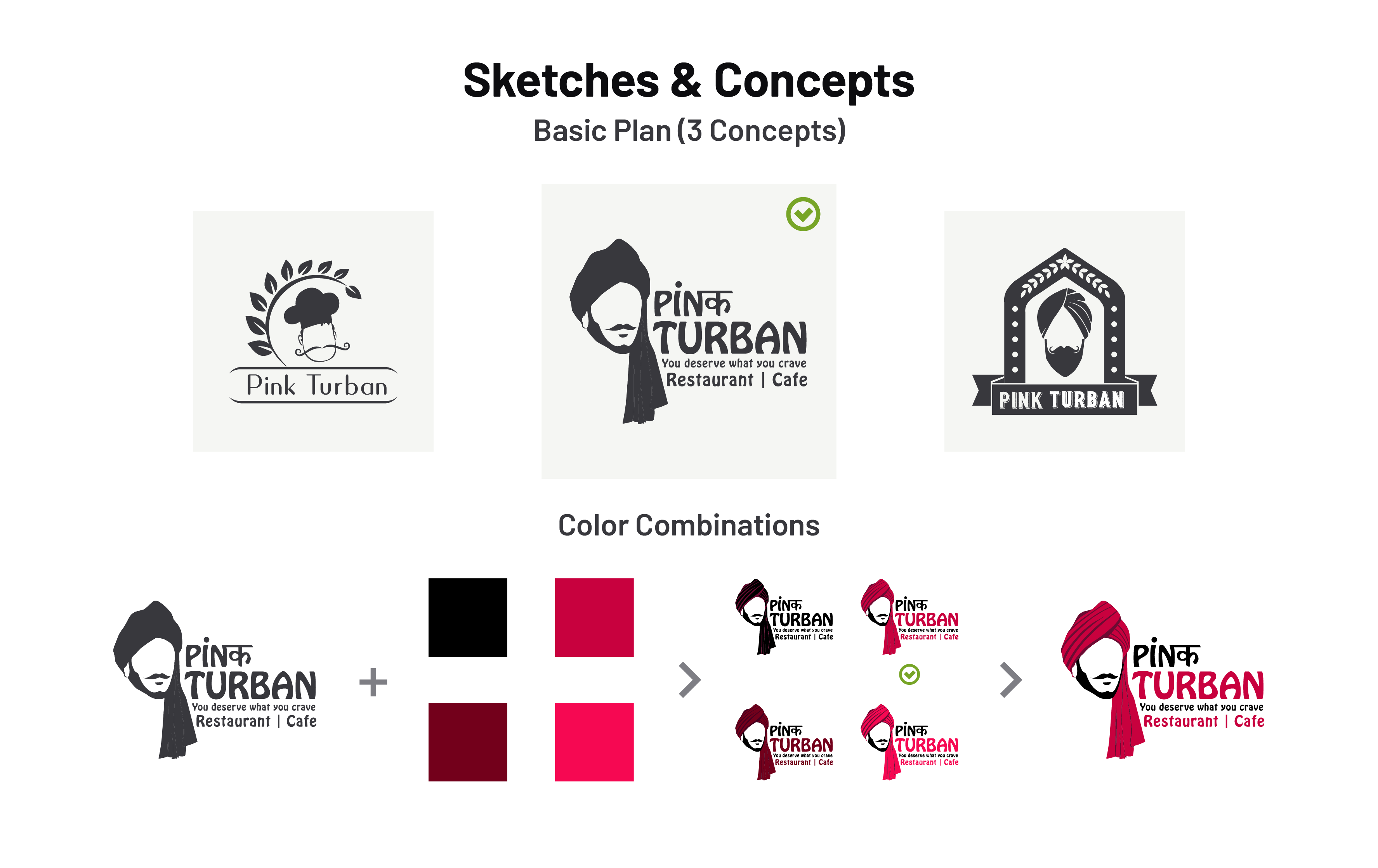 Ricky Chopra Logo Design Concepts