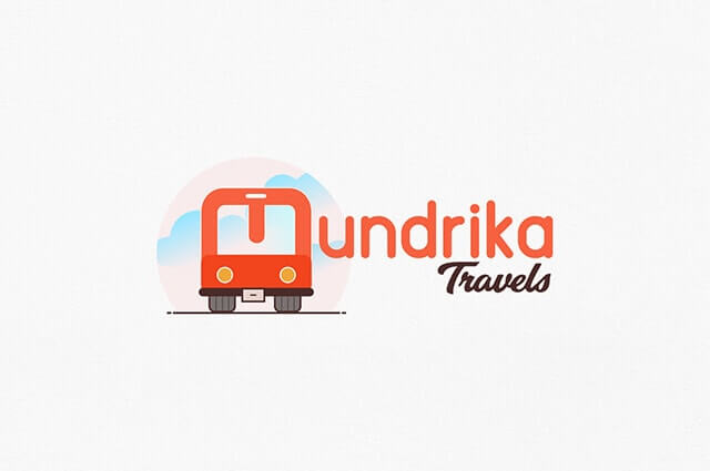 Mudrika Travels Logo Design